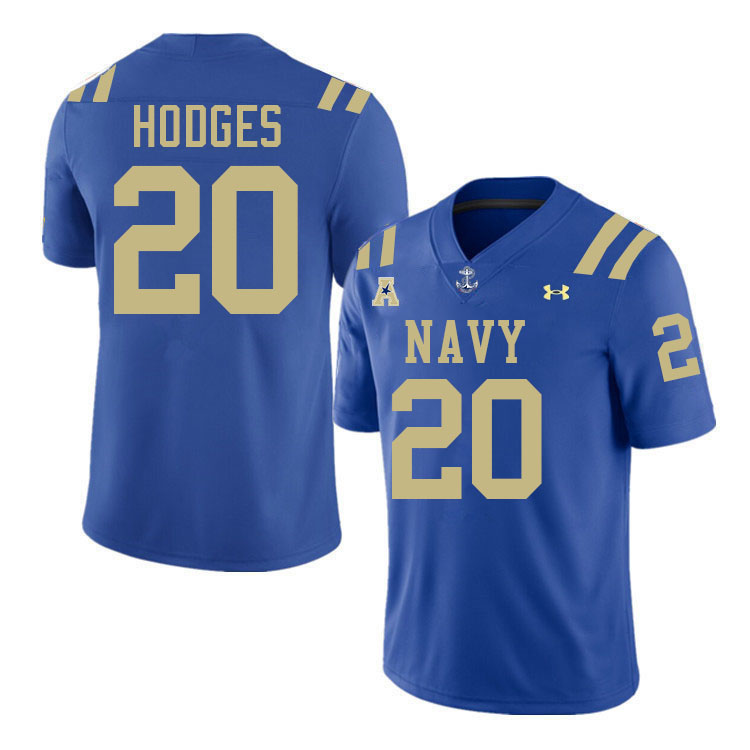 Navy Midshipmen #20 TK Hodges College Football Jerseys,Apparels Stitched-Royal Navy Midshipmen #20 TK Hodges College Football Jerseys,Apparels Stitched-Royal